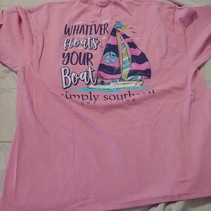 Simply southern pink shirt
